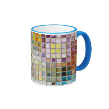 Multi Confetti Sunny Flower custom mug