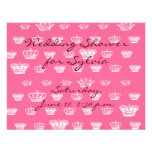 Multi Crown design - choose bkgd colour Personalized Invitations
