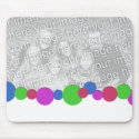 Multi Dots Photo Template mousepads