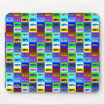 multi mini mips logo mousepad mousepads