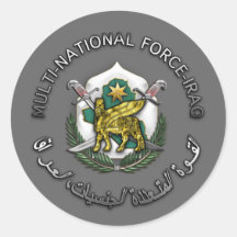 Multi-National Force – Iraq Round Sticker