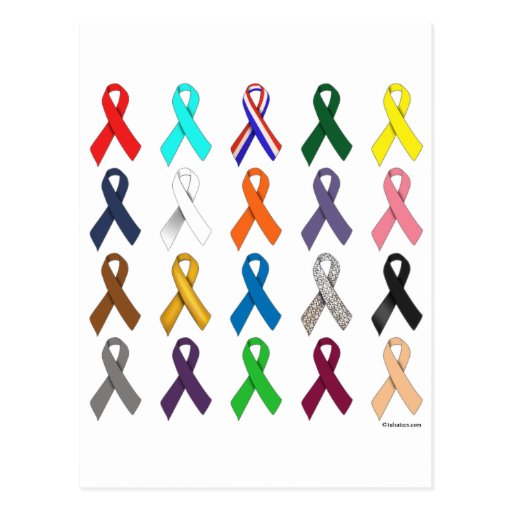 Multi-Ribbon Postcard