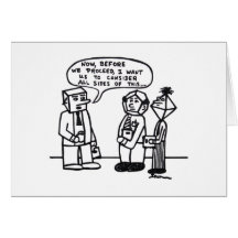 Multi-Sided Heads Blank Notecard