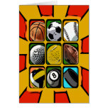 Multi-Sports Abstract Card