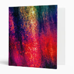 Multi Vibrant Dirty Grunge 3 Ring Binders