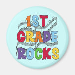 Multicolor 1st Grade Rocks Tshirts and Gifts Fridge Magnet