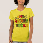 Multicolor 2nd Grade Rocks Tshirts and Gifts