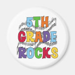 Multicolor 5th Grade Rocks Refrigerator Magnets