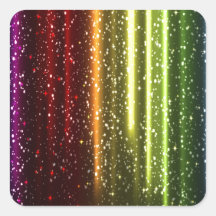 Multicolor Abstract Art Stickers