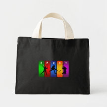Multicolor Badminton Emblem Bag