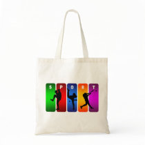 Multicolor Baseball Emblem Bags