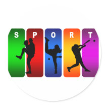 Multicolor Baseball Emblem