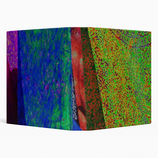 Multicolor Batik Fabric 1.5 Inch Binder