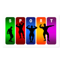 Multicolor Bodybuilding Emblem
