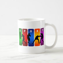 Multicolor Boxing Emblem Coffee Mug
