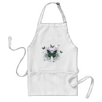 MultiColor Butterfly Apron