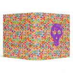 Multicolor Crossbones Binder