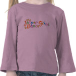 Multicolor Funky Logo Tees