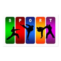 Multicolor Karate Emblem