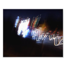 Multicolor Lights In The Dark Photographic Print