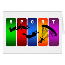 Multicolor Parachuting Emblem