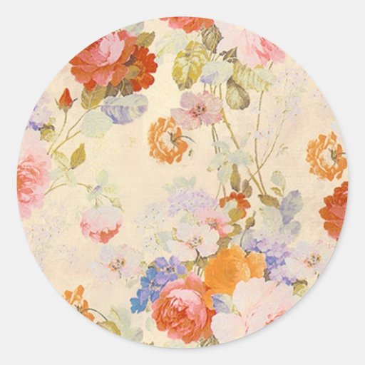 Multicolor pattern Gift Item Round Stickers