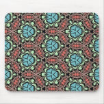 Multicolor repeat pattern mouse pads
