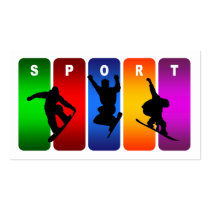 Multicolor Snowboarding Emblem