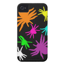 Multicolor Spiders Case-Mate iPhone 4 Case