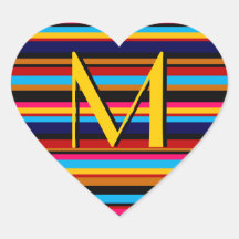 Multicolor Stripe Stickers