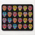 Multicolor Sugar Skulls mousepads