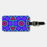 Multicolored Abstract Pattern Tags For Bags