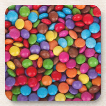 Multicolored Candy Coasters