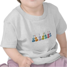 Multicolored Cellos Tshirt