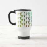Multicolored Seahorse Pattern Coffee Mug