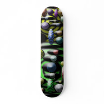 Multicolored Unique Skateboard
