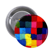 multicoloured woven bright pin