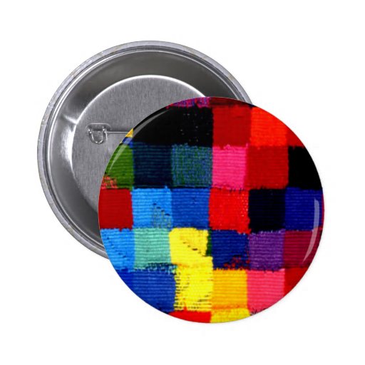 multicoloured woven bright pin