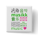 Multicultural music buttons