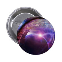 Multigenerational Interstellar City Ship Pinback Buttons