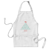 Multilingual Merry Christmas! Aprons
