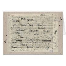 Multilingual Thank You Greeting Card