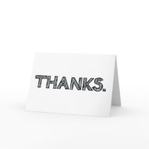 Multilingual "Thanks" Greeting Card | Customizable