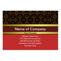 Multiple Flames Grid Business Card