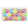 Multiple Multicolor Peace Signs Photo Card Template