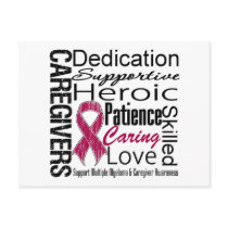 Multiple Myeloma Caregivers Collage Postcards