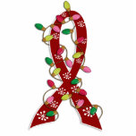 Multiple Myeloma Christmas Lights Ribbon Acrylic Cut Outs