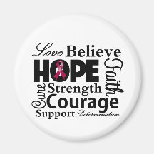 Multiple Myeloma Collage of Hope Fridge Magnet