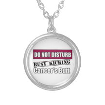 Multiple Myeloma Do Not Disturb Kicking Butt Custom Necklace