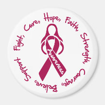 Multiple Myeloma Fight Cure Hope Logo Magnet